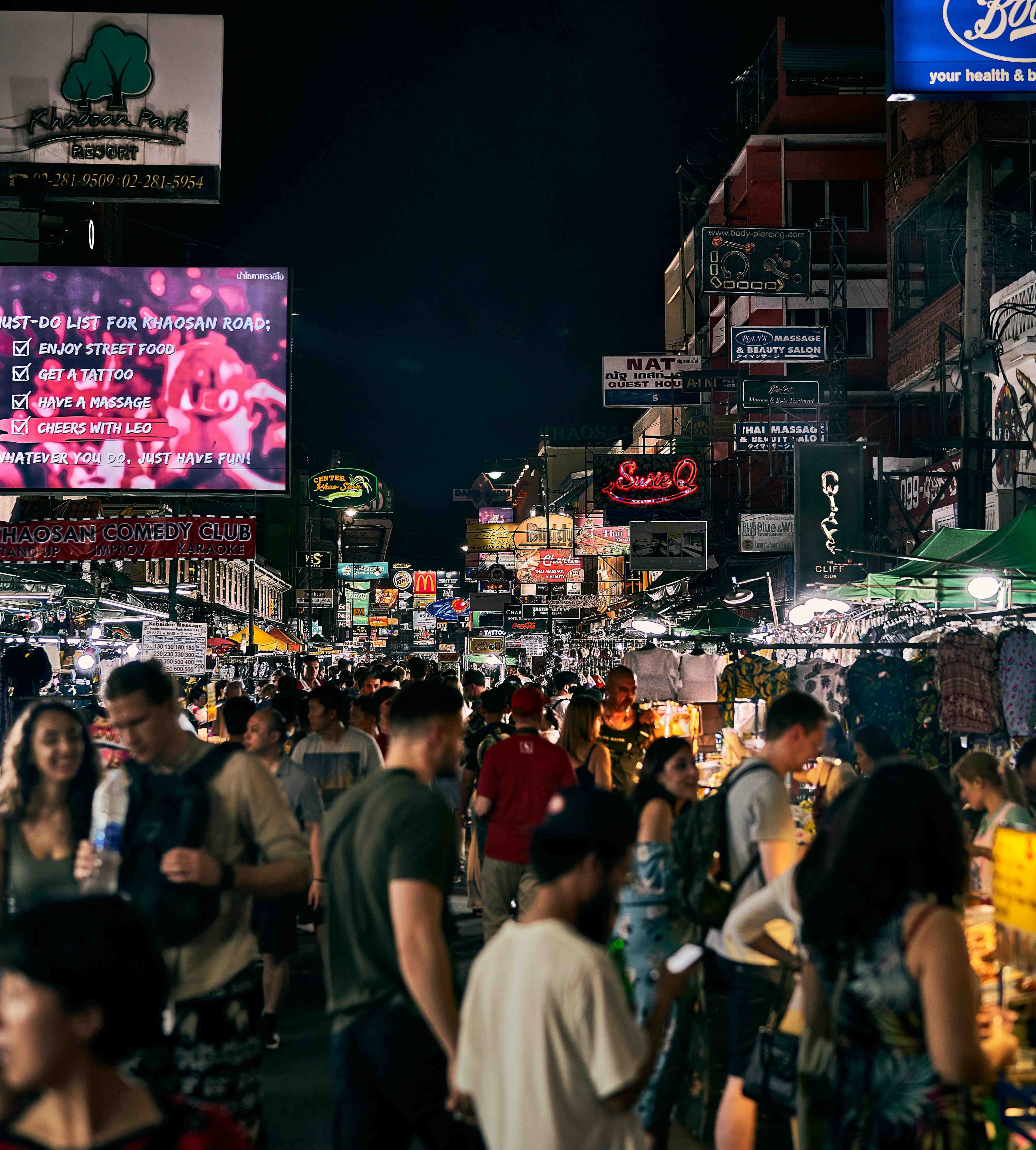 Khao San Road in Bangkok